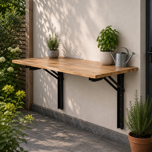 Klapptisch wandmontage 120x58 - klapptisch,