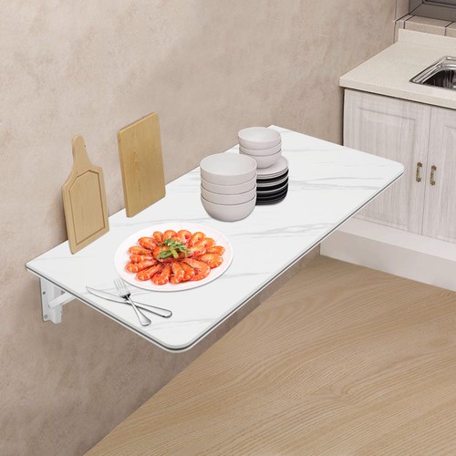 Klappbarer wandtisch weiß mdf - klappbarer,