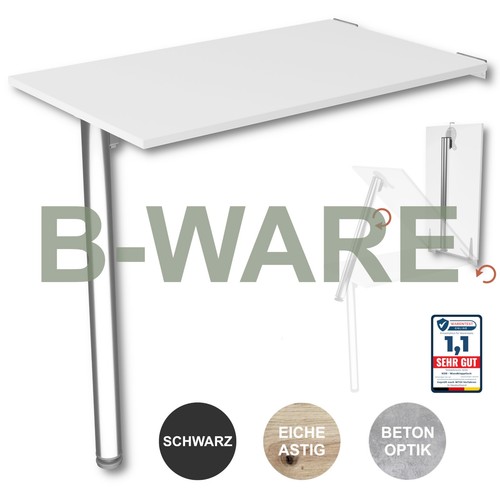 Ware wandklapptisch 80x50 - wandklapptisch,