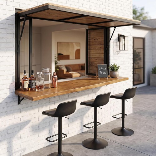 Wandklapptisch rustikaler - 63",