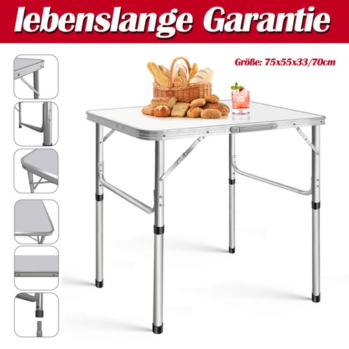Alu klapptisch für - alu,